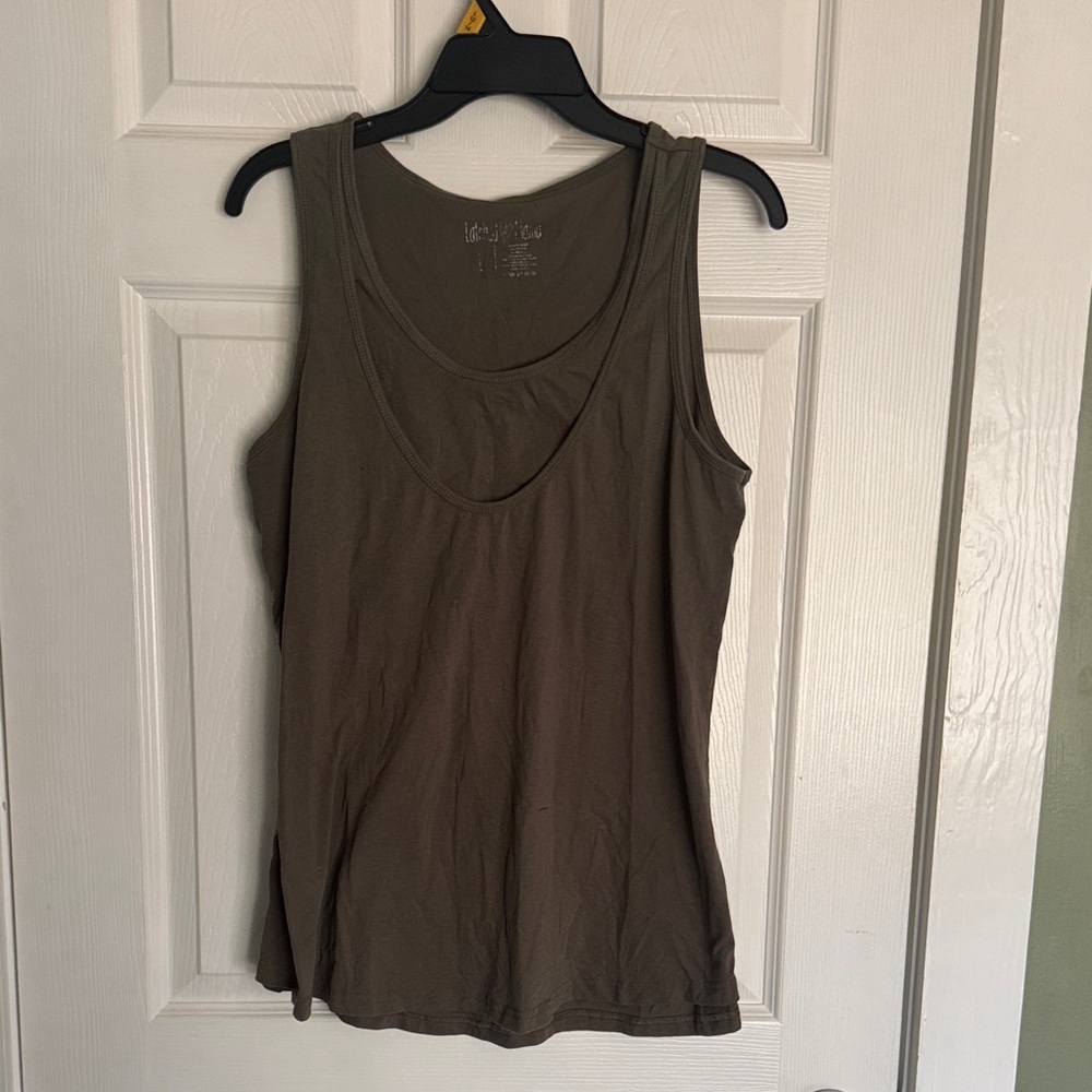 Latched Mama Olive Nursing Tank Top